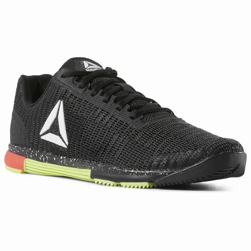 Reebok Speed Tr Flexweave Botasky Panske - Čierne/Biele/Svetlo Zelene/Červené ZK6260CR